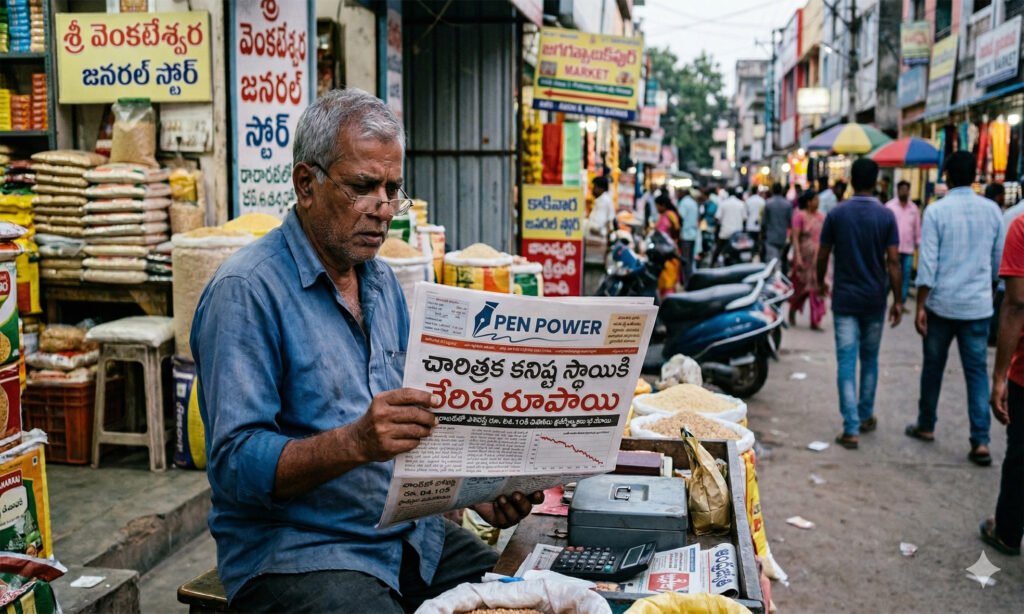 కనిష్టస్థాయికి చేరిన రూపాయి