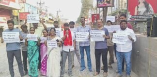 నిజాంపేట్లో రోడ్లు గుంతల మయం..