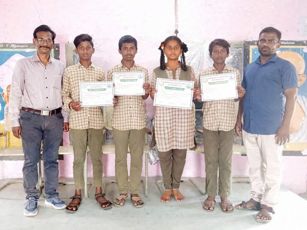 చెస్ లో సత్తా చాటిన విద్యార్థులు…