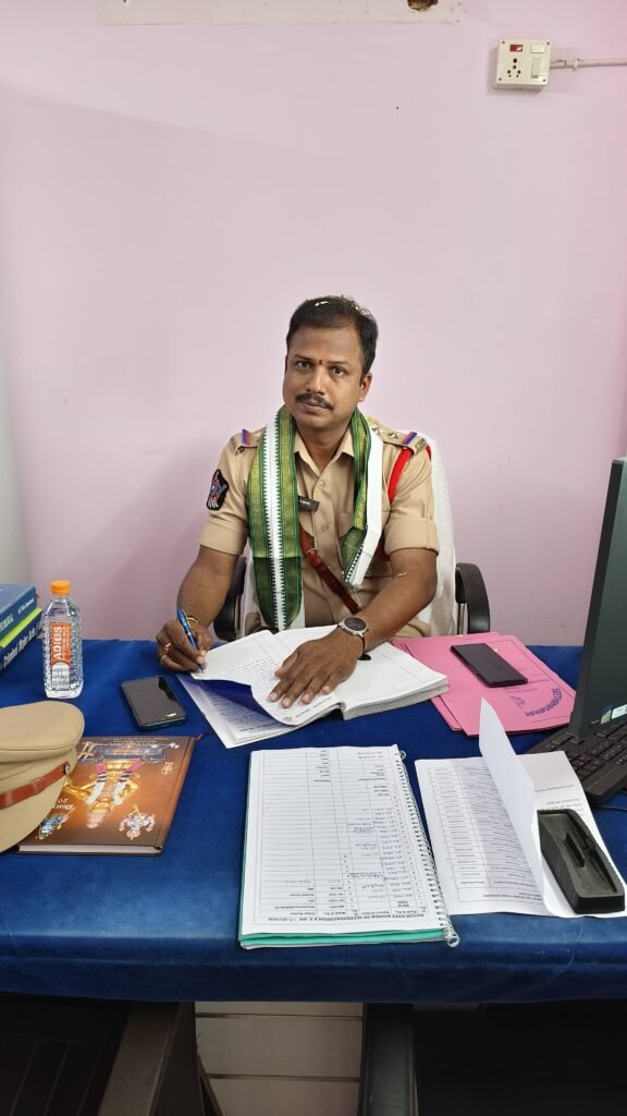 సీతానగరం ఎస్సై గా బి. వినయ్ ప్రతాప్  భాద్యతల స్వీకారం