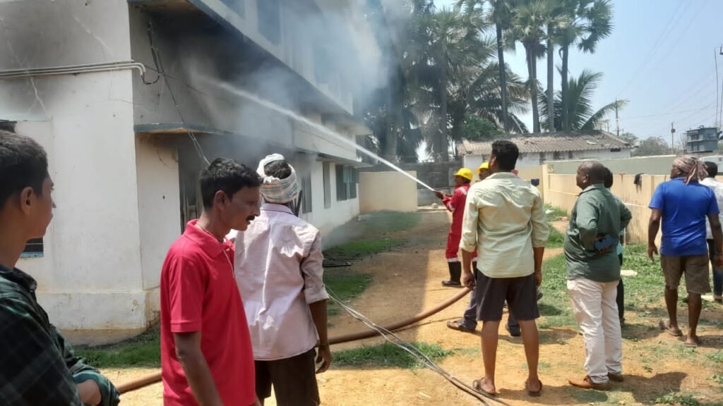 కొండల అగ్రహారం ఇమాన్యుయేల్ స్కూల్ హాస్టల్ లో అగ్నిప్రమాదం