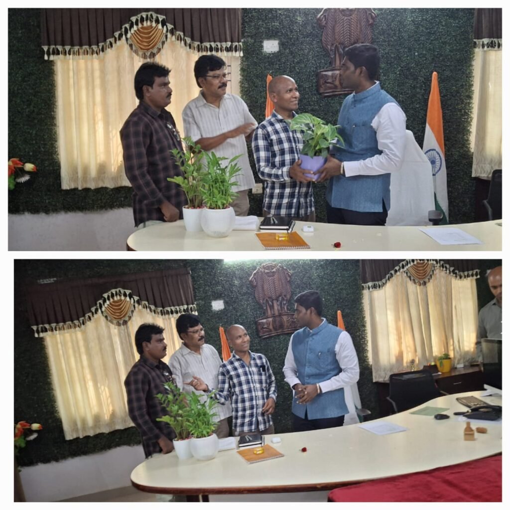 పోలవరం జిల్లా నూతన కలెక్టర్‌ను మర్యాదపూర్వకంగా కలిసిన బీటీఏ నాయకులు