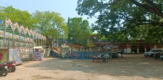 నర్సీపట్నం మరిడమ్మ జాతరలో పిల్లల ఆనందం కోసం ఎగ్జిబిషన్ల ఏర్పాటు