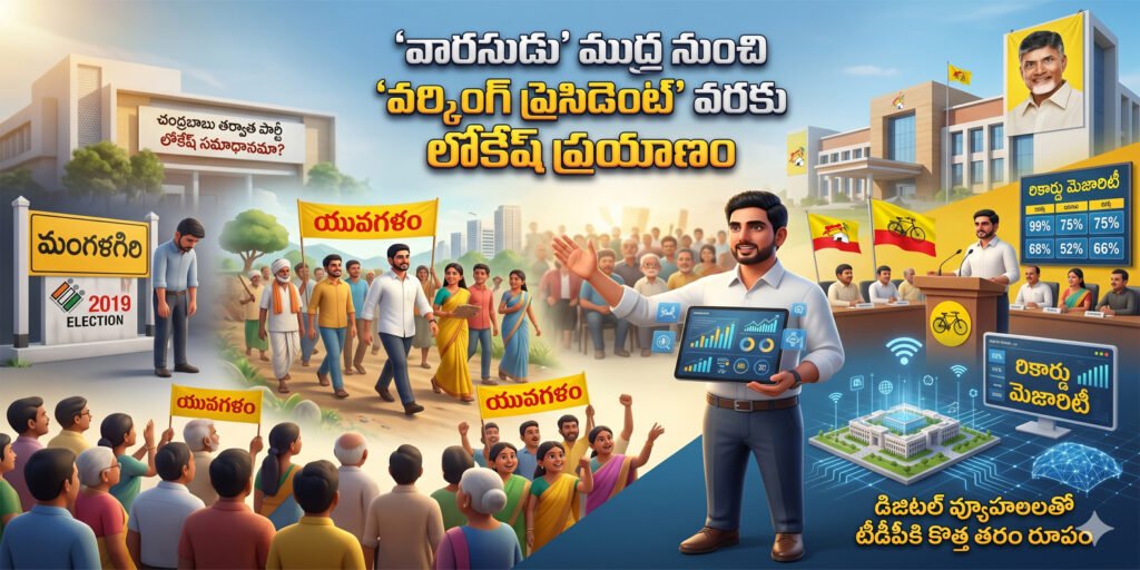 చంద్రబాబు తర్వాత టీడీపీ ముఖచిత్రంగా లోకేష్?