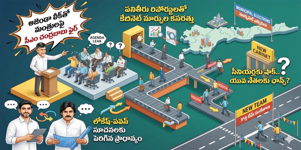 మంత్రులపై చంద్రబాబు ఆగ్రహం
