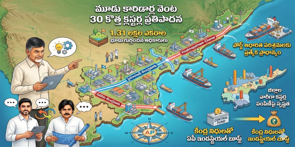 ఏపీలో మరో 30 ఇండస్ట్రియల్ క్లస్టర్లకు గ్రీన్ సిగ్నల్