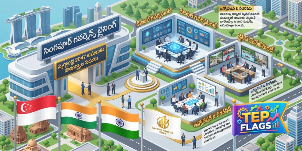 సింగపూర్ లో ట్రైనింగ్ కు మంత్రులు