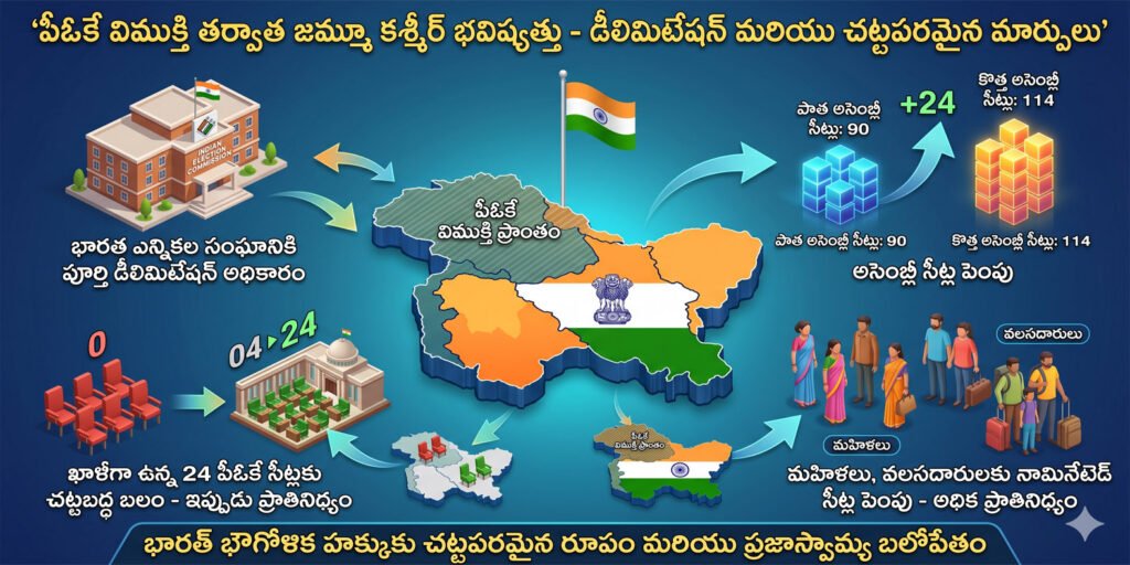 పాక్ ఆక్రమిత కశ్మీర్‌పై భారత్ వ్యూహాత్మక అడుగు