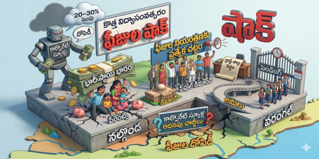 అడ్డూ, అదుపు లేకుండా ఫీజులు