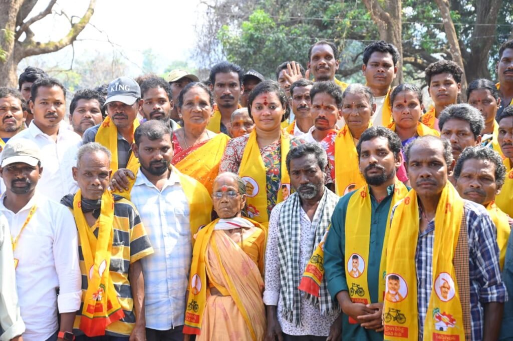 తెదేపాలో భారీ చేరికలు – గుర్తేడు మండలం పసుపుమయం
