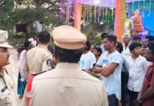 అంబేద్కర్ జయంతి ఏర్పాట్లపై పోలీసుల పర్యవేక్షణ