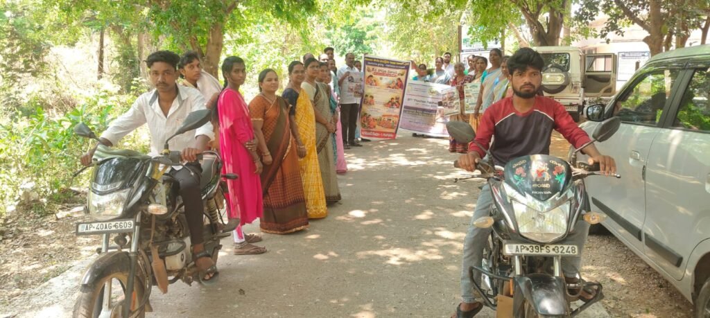 గంగవరం లో పోషణ్ పక్వాడ కార్యక్రమం- అవగాహన ర్యాలీ
