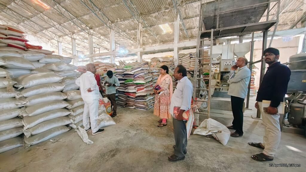 జగన్నాథగిరిలో రఘురామా రైస్ మిల్ తనిఖీ