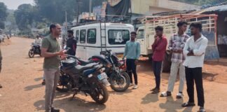 త్రిబుల్ రైడింగ్, రాష్ డ్రైవింగ్పై ఇక కఠిన చర్యలు:జీకే వీధి సీఐ సుధాకర్