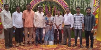 చామగెడ్డలో ముర్ల కుటుంబ వివాహ వేడుకకు టీడీపీ నాయకుల హాజరు