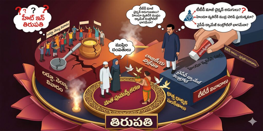 హిందుత్వ ముద్ర కోసం భూమన ఆరాటం