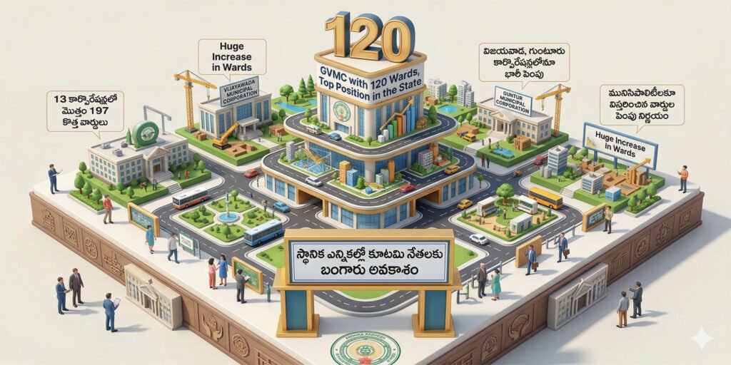 కార్పొరేషన్లలో పెరుగుతున్న డివిజన్లు