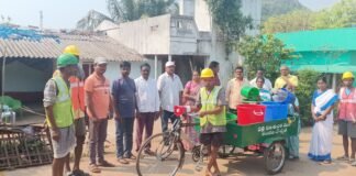 దామనపల్లి పంచాయతీలో స్వర్ణాంధ్ర స్వచ్ఛ్ ఆంధ్ర కార్యక్రమం