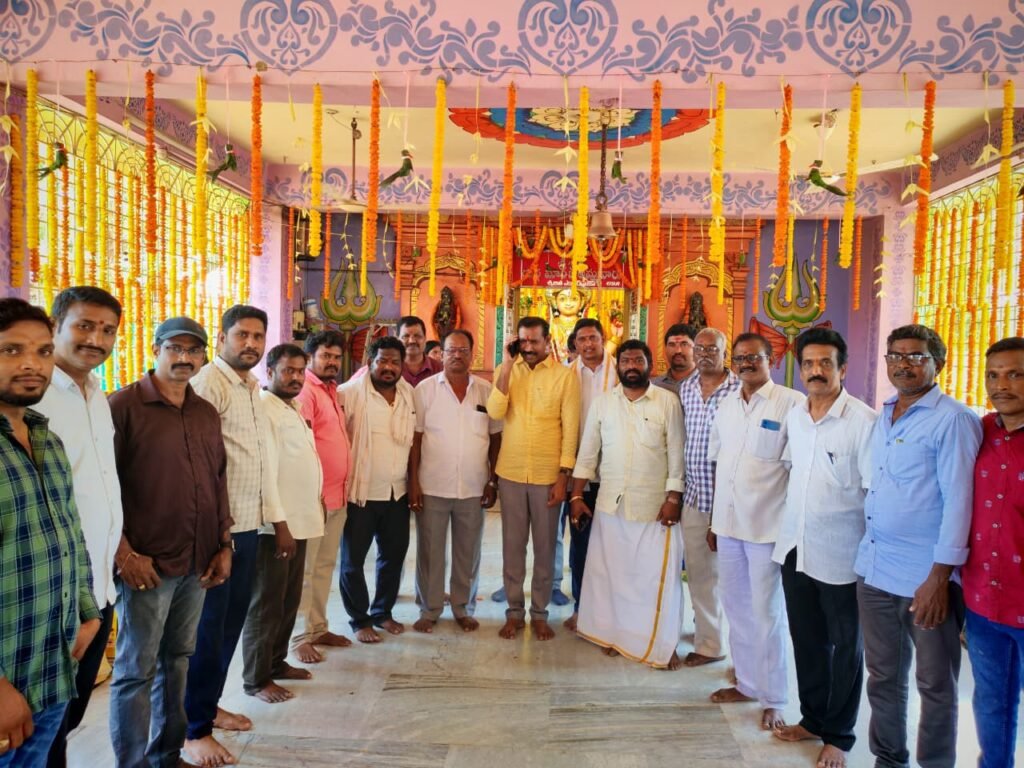 దుర్గమాంబ ఆలయ  వార్షికోత్సవం లో పల్లా