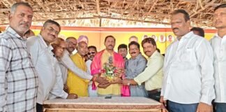 పల్లా ను అభినందనలు తెలిపిన స్టీల్ టీఎన్టీయుసీ నాయకులు