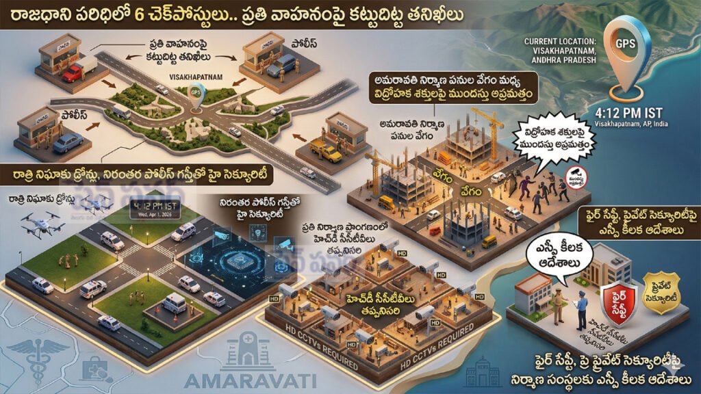 నిఘా కళ్లలో అమరావతి