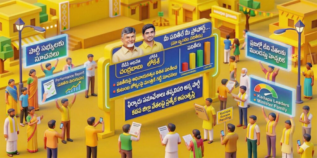 మీ పనితీరే మీ ప్రోగ్రెస్ రిపోర్ట్…