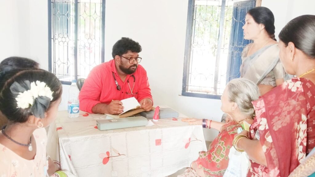 లంకూరు గ్రామంలో ఉచిత వైద్య శిబిరం – 200 మందికి సేవలు