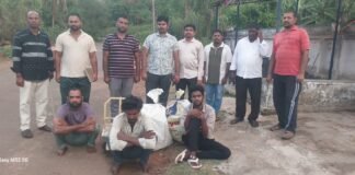 గంజాయి ముఠాను పట్టుకున్న డొంకరాయి పోలీసులు. 30 కేజీలు స్వాధీనం