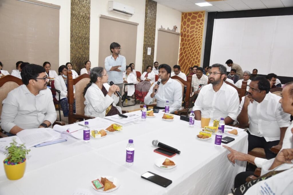 కేజీహెచ్‌లో సేవల మెరుగుదలపై ఎం.పి.భరత్ సీరియస్‌