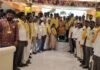 గొల్లపాలెం మహానాడులో పసుపు సందడి