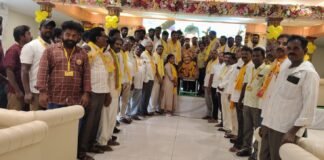గొల్లపాలెం మహానాడులో పసుపు సందడి