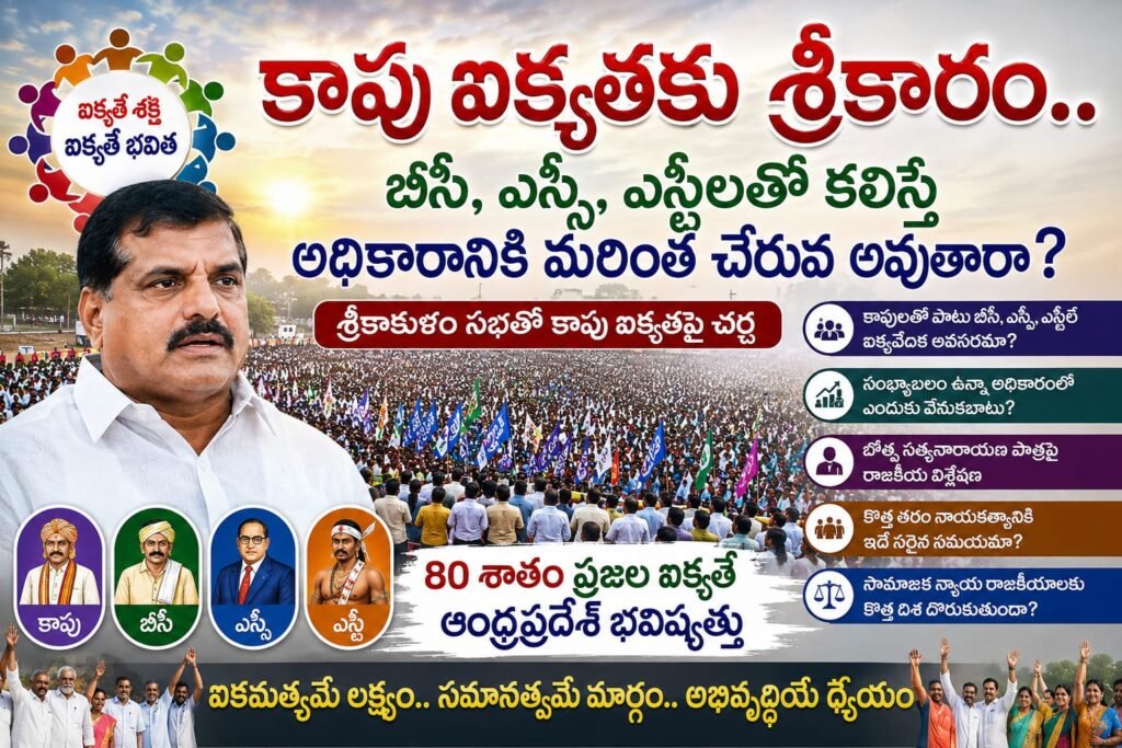 కాపు లు… ఎస్సీ, ఎస్టీలతో కలిస్తే అధికారానికి మరింత చేరువ అవుతారా?