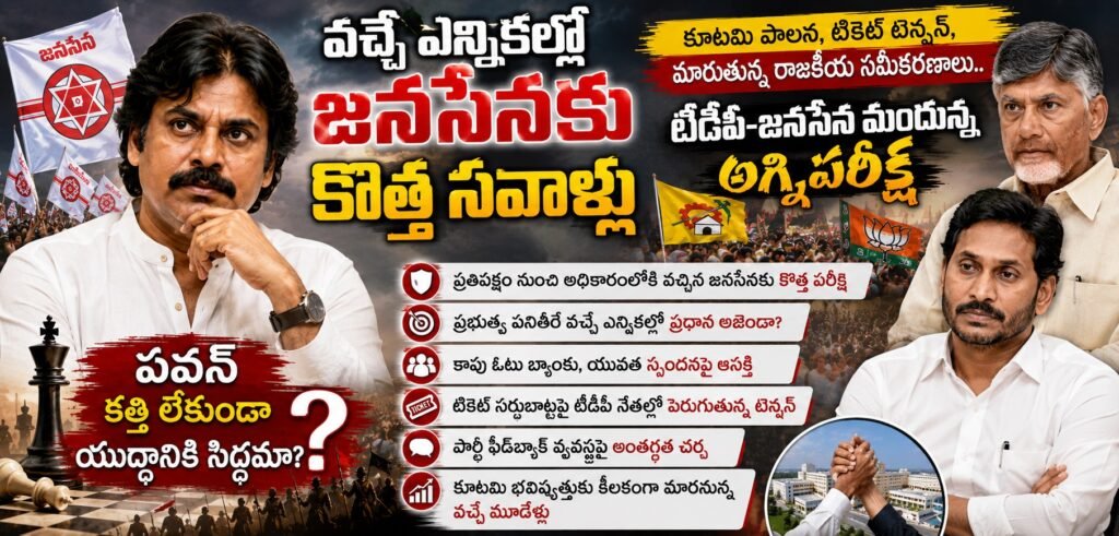 పవన్ కత్తి లేకుండా యుద్ధానికి సిద్ధమా?.. వచ్చే ఎన్నికల్లో జనసేనకు కొత్త సవాళ్లు