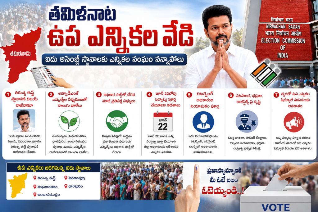 తమిళనాట ఉప ఎన్నికల వేడి