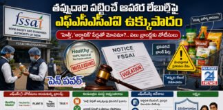పలు ప్రముఖ బ్రాండ్లకు ఎఫ్ఎస్ఎస్ఏఐ నోటీసులు..