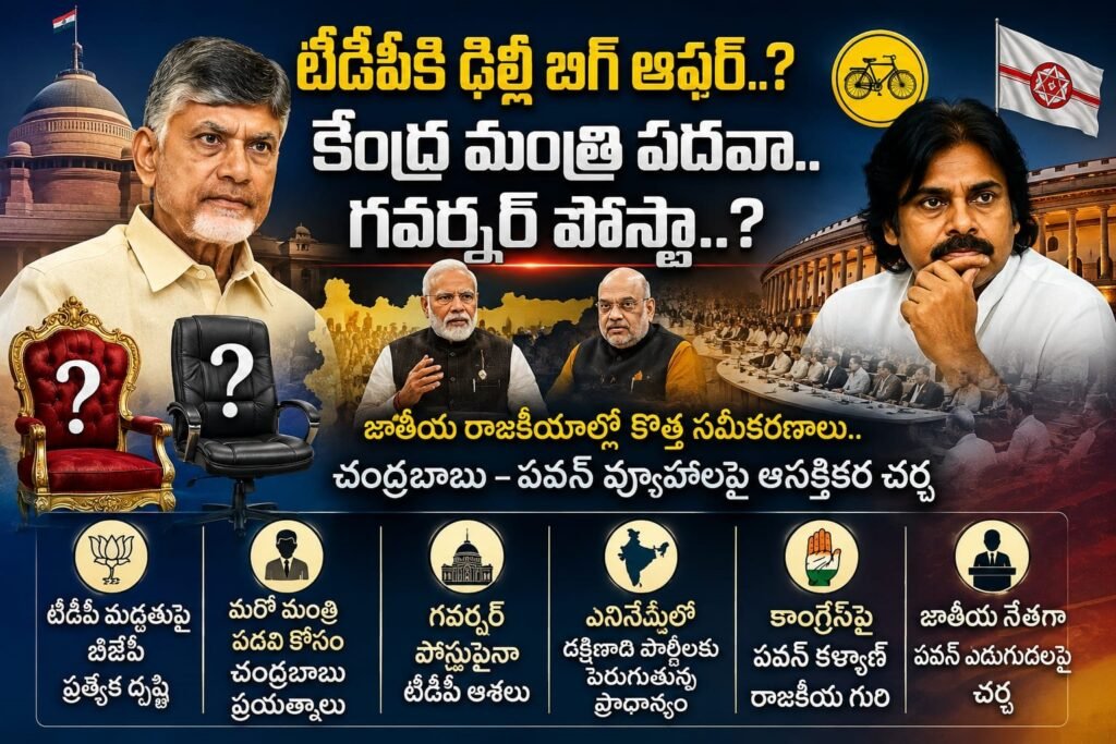 ఢిల్లీ సంకేతాలు.. టీడీపీకి మరింత ప్రాధాన్యమా?