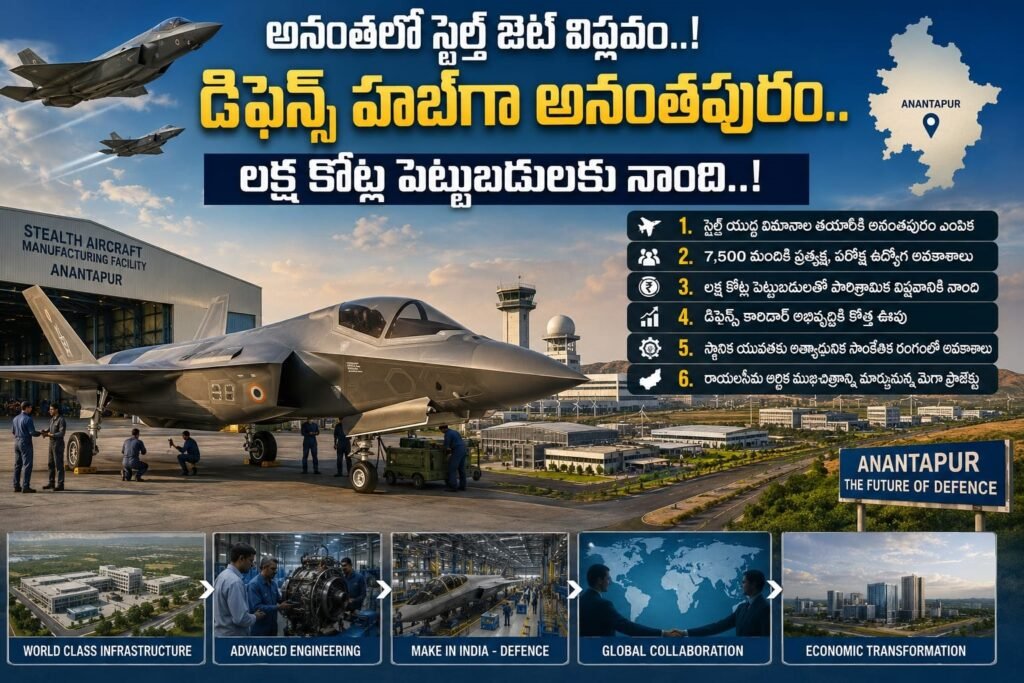 అనంతలో స్టెల్త్‌ జెట్ విప్లవం..!
