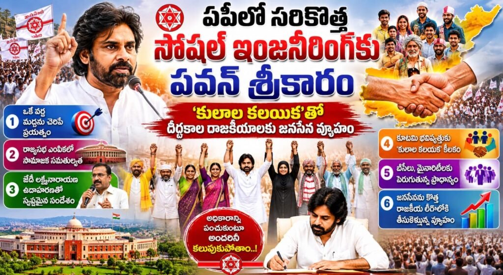 ఏపీలో సరికొత్త సోషల్ ఇంజనీరింగ్‌కు పవన్ శ్రీకారం