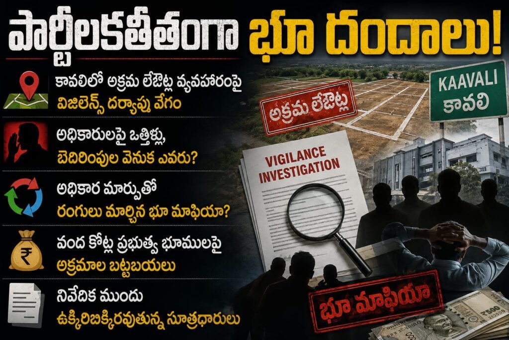 పార్టీలకతీతంగా భూ దందాలు!