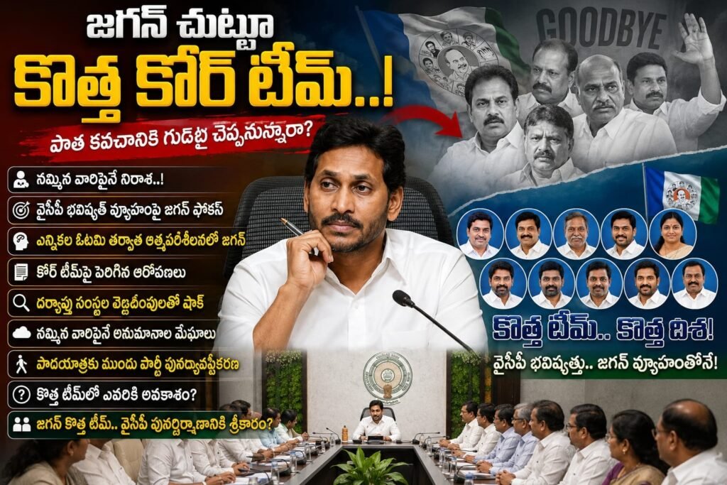 జగన్ చుట్టూ కొత్త కోర్ టీమ్..!