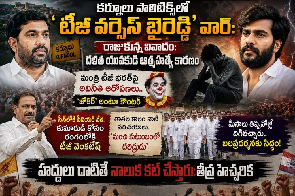 కర్నూలు పాలిటిక్స్‌లో ‘టీజీ వర్సెస్ బైరెడ్డి’ వార్: 