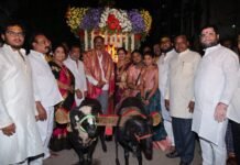 ఫలహార బండి ఊరేగింపులో పాల్గొన్న సుధీర్ రెడ్డి