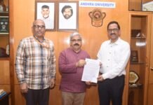 ఏయూ ఇంజినీరింగ్ కళాశాల ప్రిన్సిపాల్గా ఆచార్య కె. వెంకట సుబ్బయ్య బాధ్యతల స్వీకరణ