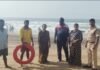 ఆర్కే బీచ్లో మరోసారి తృటిలో తప్పిన ప్రమాదం