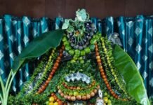 శాఖంబరి రూపంలో జగన్మాత దివ్యదర్శనం