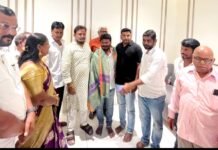 కాంగ్రెస్ పార్టీ ఎస్సీ సెల్ చింతలకుంట డివిజన్ నూతన అధ్యక్షులుగా ముక్కపల్లి బాలకృష్ణ