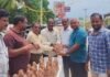 నర్సీపట్నం జాప్ ఆధ్వర్యంలో ఉచిత మట్టి వినాయక ప్రతిమల పంపిణీ