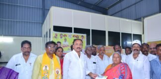 94 మంది లబ్ధిదారులకు రూ.64.40 లక్షల సీఎం రిలీఫ్ ఫండ్ చెక్కులు
