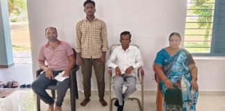 రాష్ట్రస్థాయి వెయిట్లిఫ్టింగ్ పోటీలకు విద్యార్థి ఎంపిక