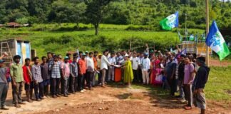 కొండకించంగిలో రాజమణికి ఘనస్వాగతం:వైసీపీ ఎంపీటీసీ అభ్యర్థికి స్థానికుల మద్దతు